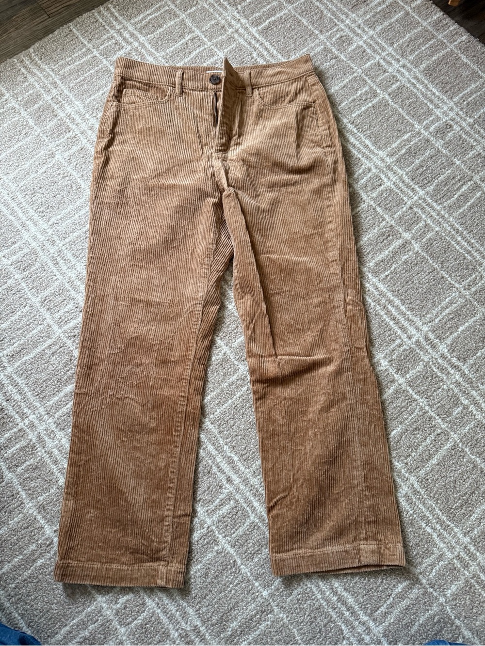LOFT Women's Corduroy Pants in Camel Brown